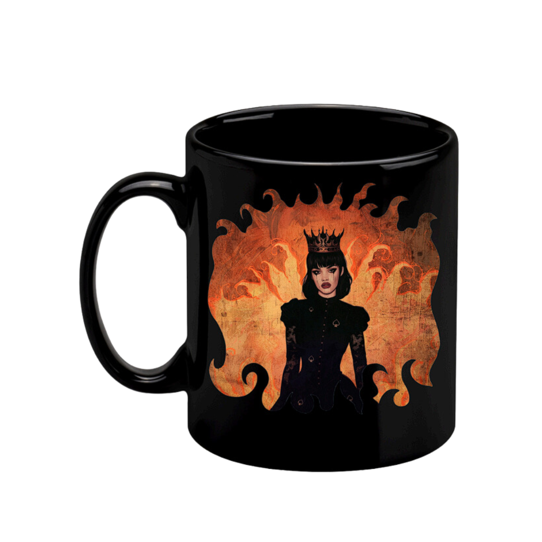 Limited Edition Queen of Spades Hallowe'en Ceramic Mugs