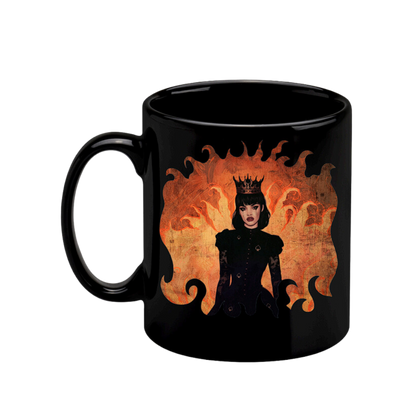 Limited Edition Queen of Spades Hallowe'en Ceramic Mugs